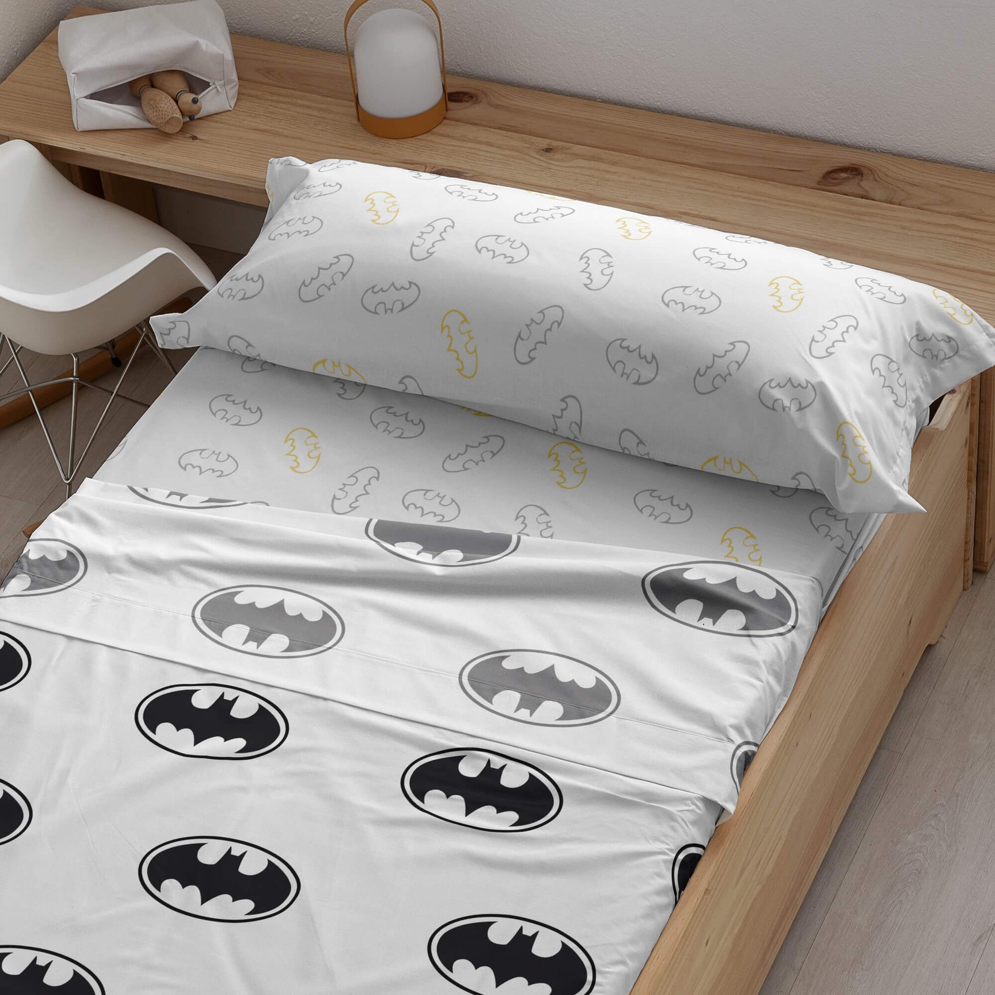 Juego de sábanas 100% algodón Batman Basic 0