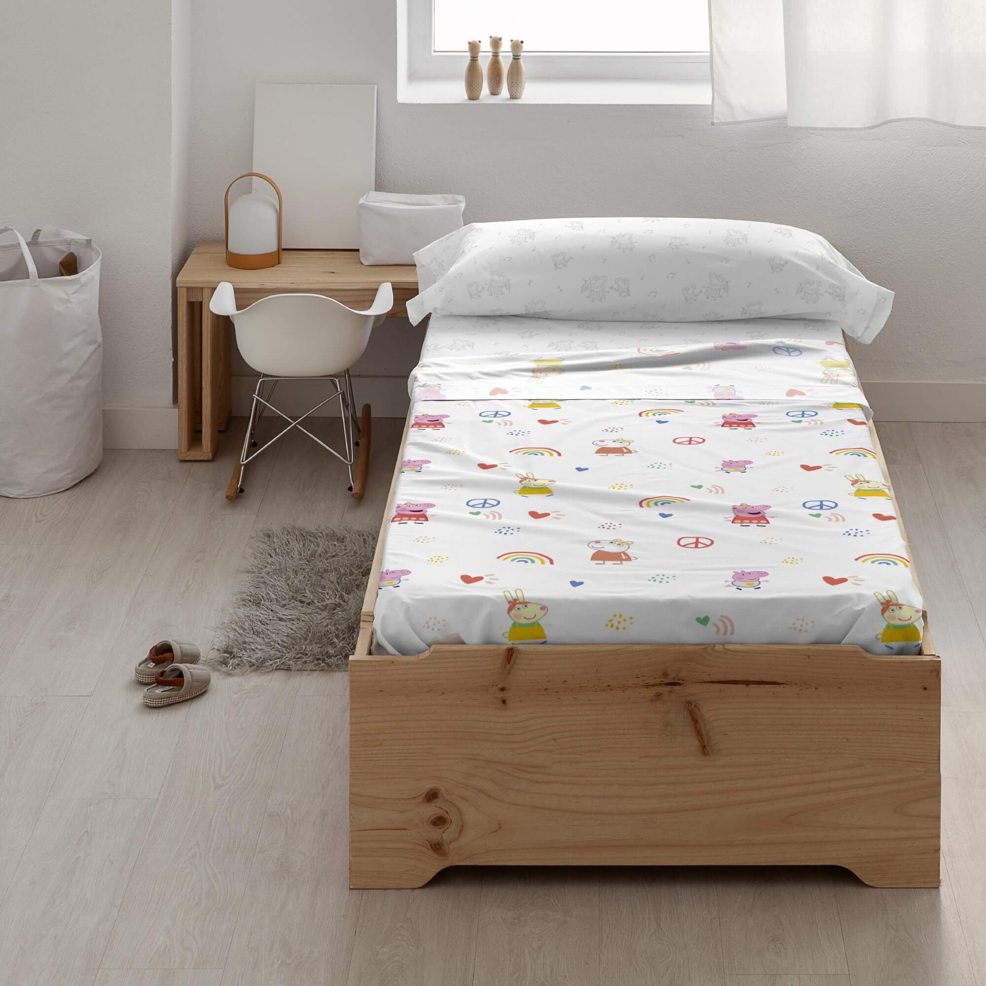 Peppa Pig Peace Sheet Set 100 Cotton Ripshop