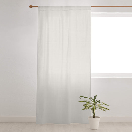 Cortina dobladillo 100% lino Pussywillow Grey 5