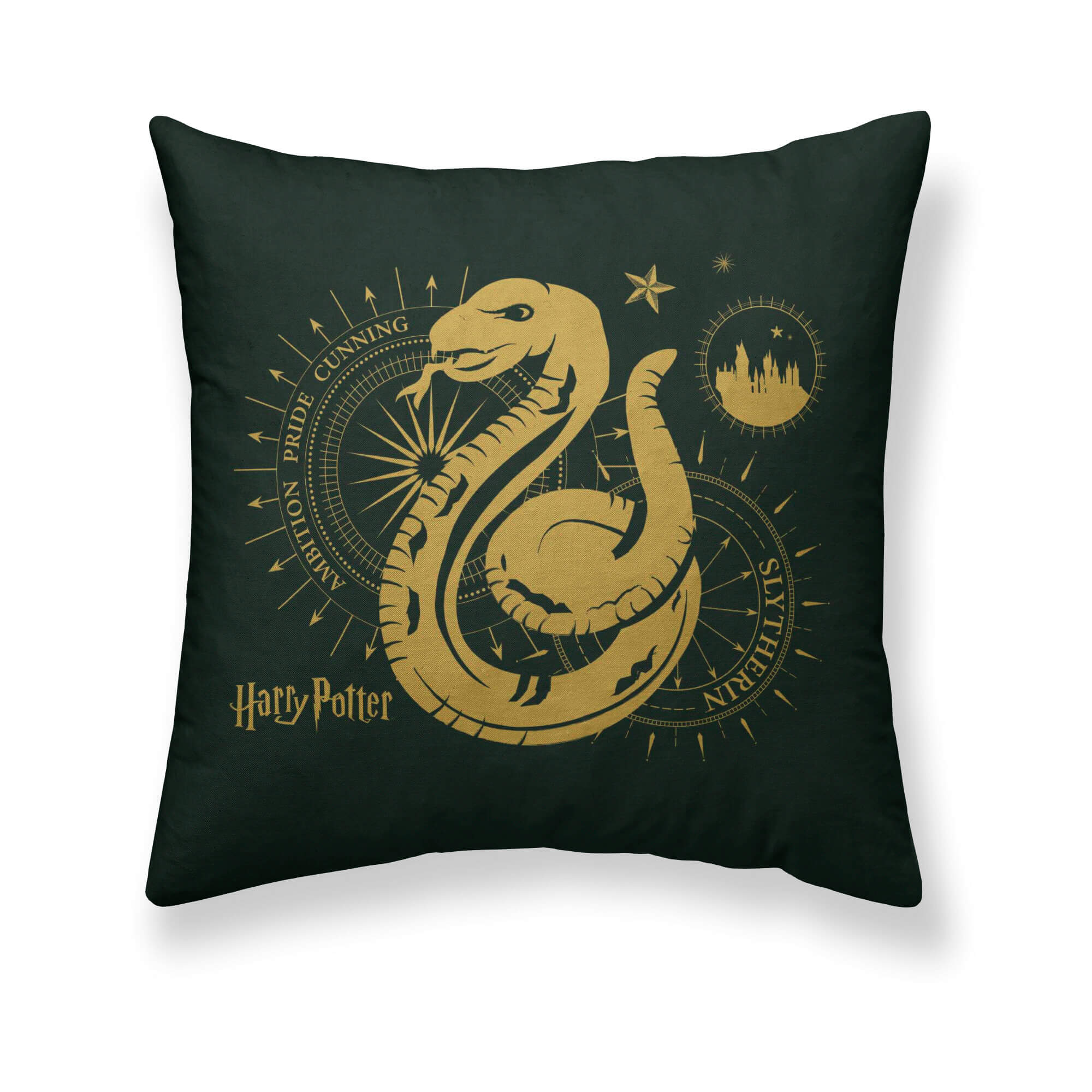 Harry potter slytherin top pillow