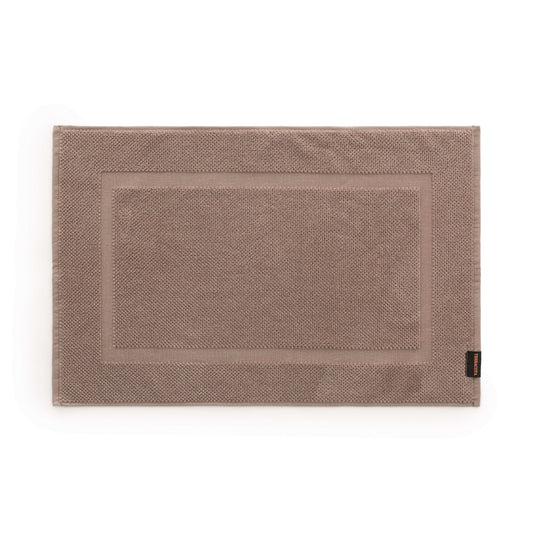 Bath mat 100% combed cotton 650 gr. taupe