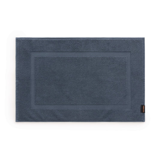 Alfombra de baño 100% algodón peinado 650 gr. Denim Blue