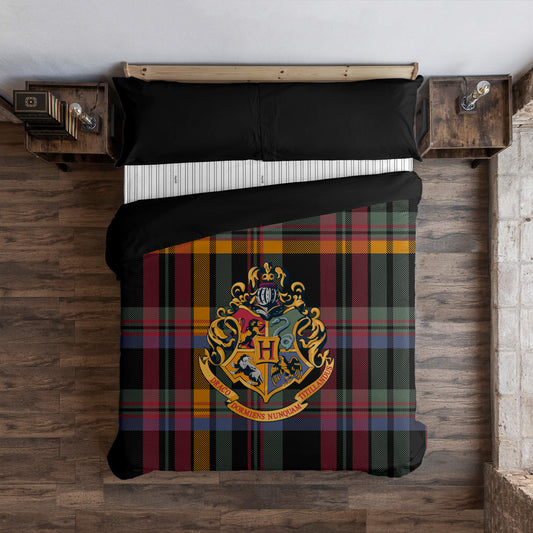Duvet cover with buttons 100% cotton Classic Hogwarts