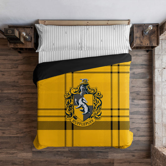 Duvet cover with buttons 100% cotton Classic Hufflepuff