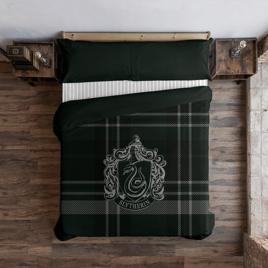 Duvet cover with buttons 100% cotton Classic Slytherin