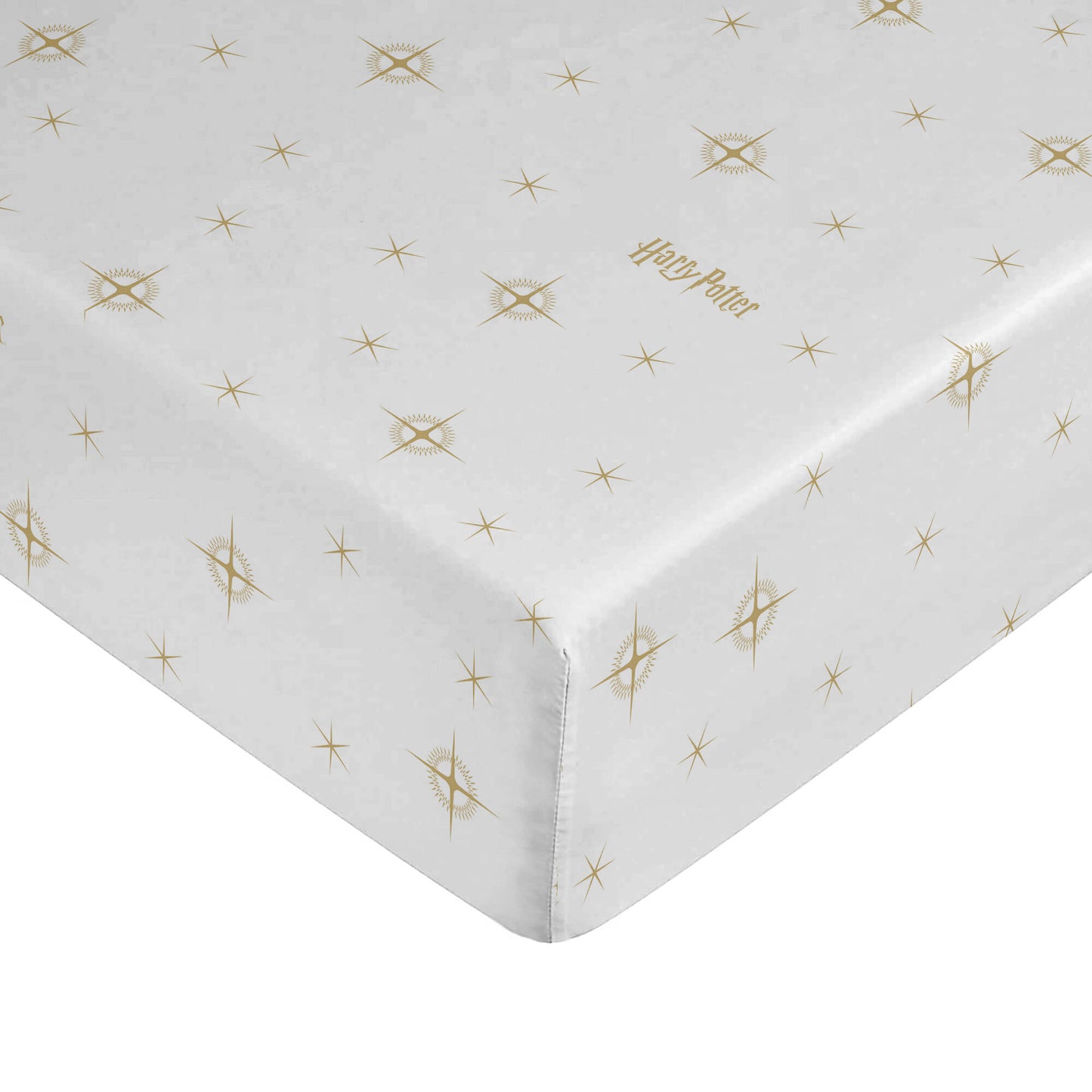 HPotter Stars Gold 100% Cotton Sheet Set