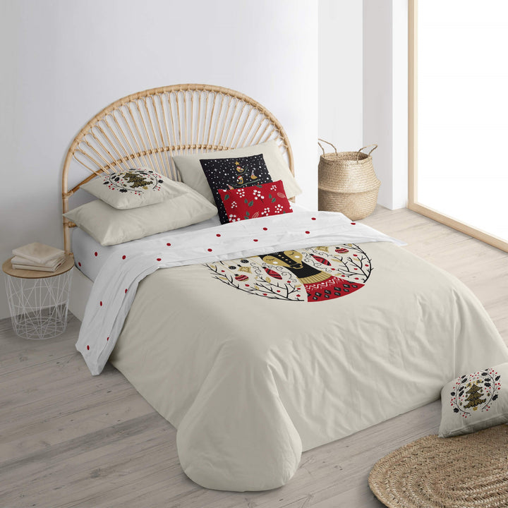 Housse de couette à clics 100% coton Laponia 2