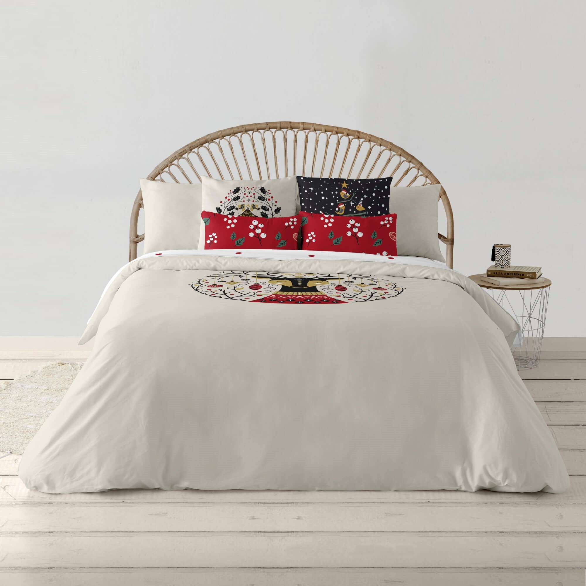 Duvet cover with clicks 100% cotton Laponia 2
