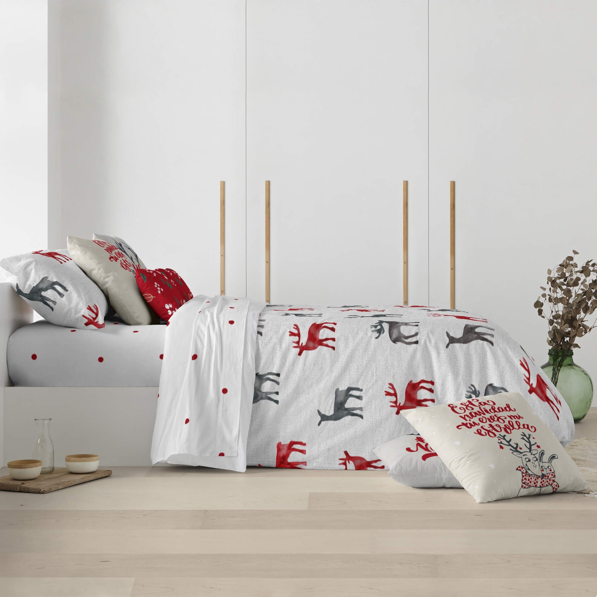Housse de couette à clics 100% coton Laponia 11