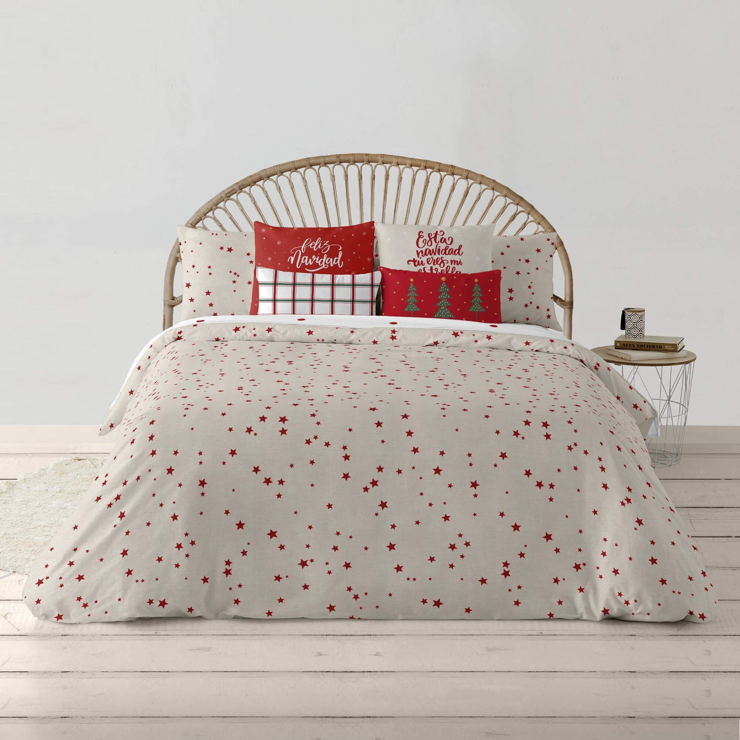 Duvet cover with buttons 100% cotton Laponia 13