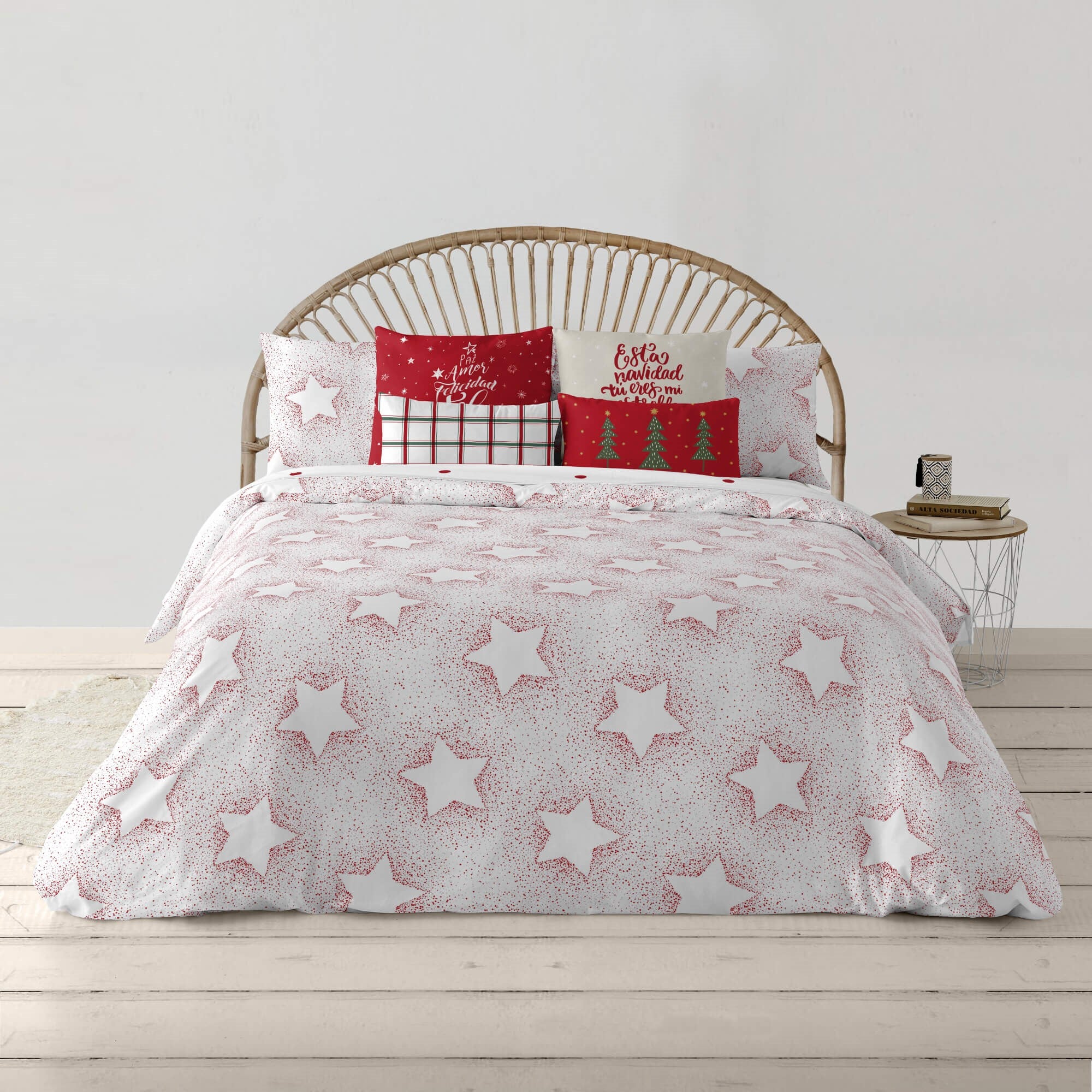 Housse de couette à clics 100% coton Laponia 15