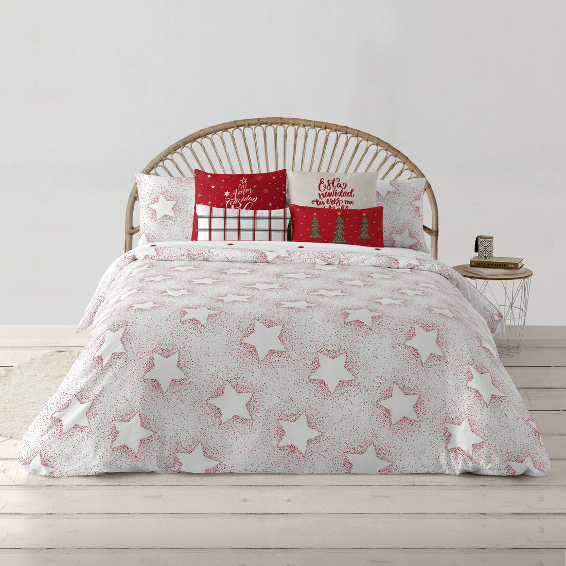 Housse de couette à clics 100% coton Laponia 15