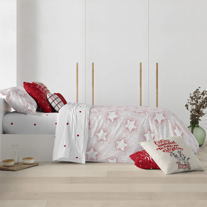Housse de couette à clics 100% coton Laponia 15