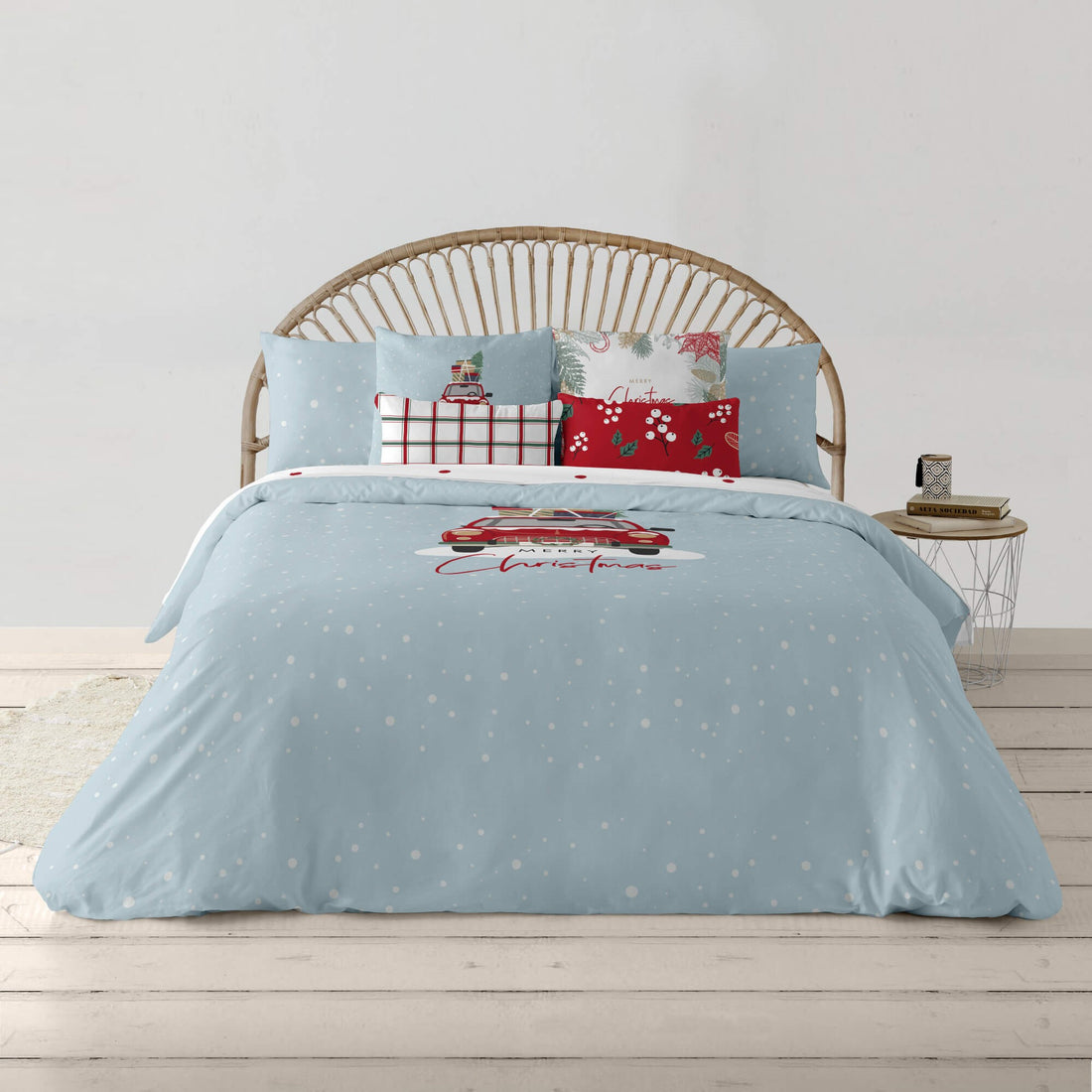 Housse de couette à clics 100% coton Laponia 22