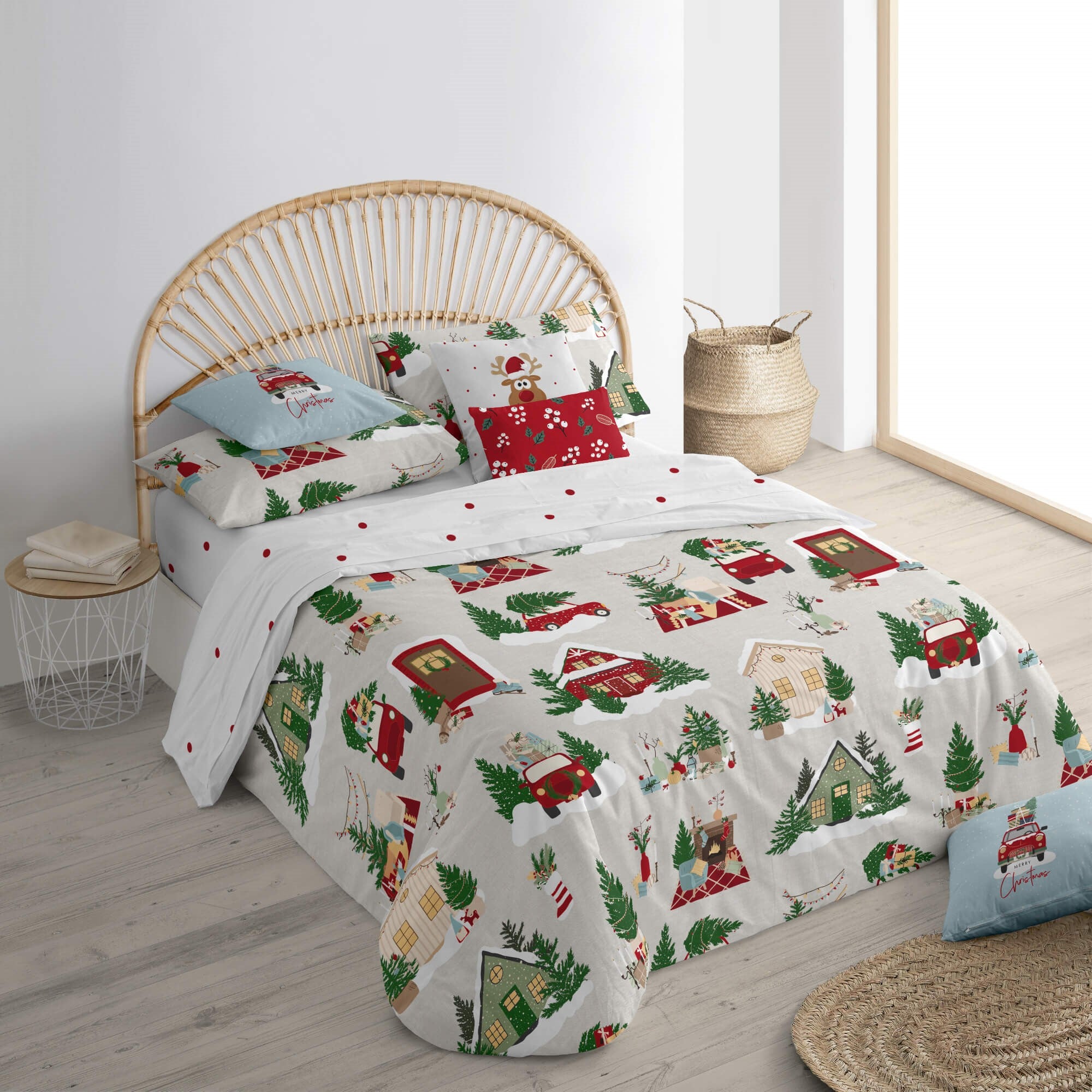 Duvet cover with clicks 100% cotton Laponia 7