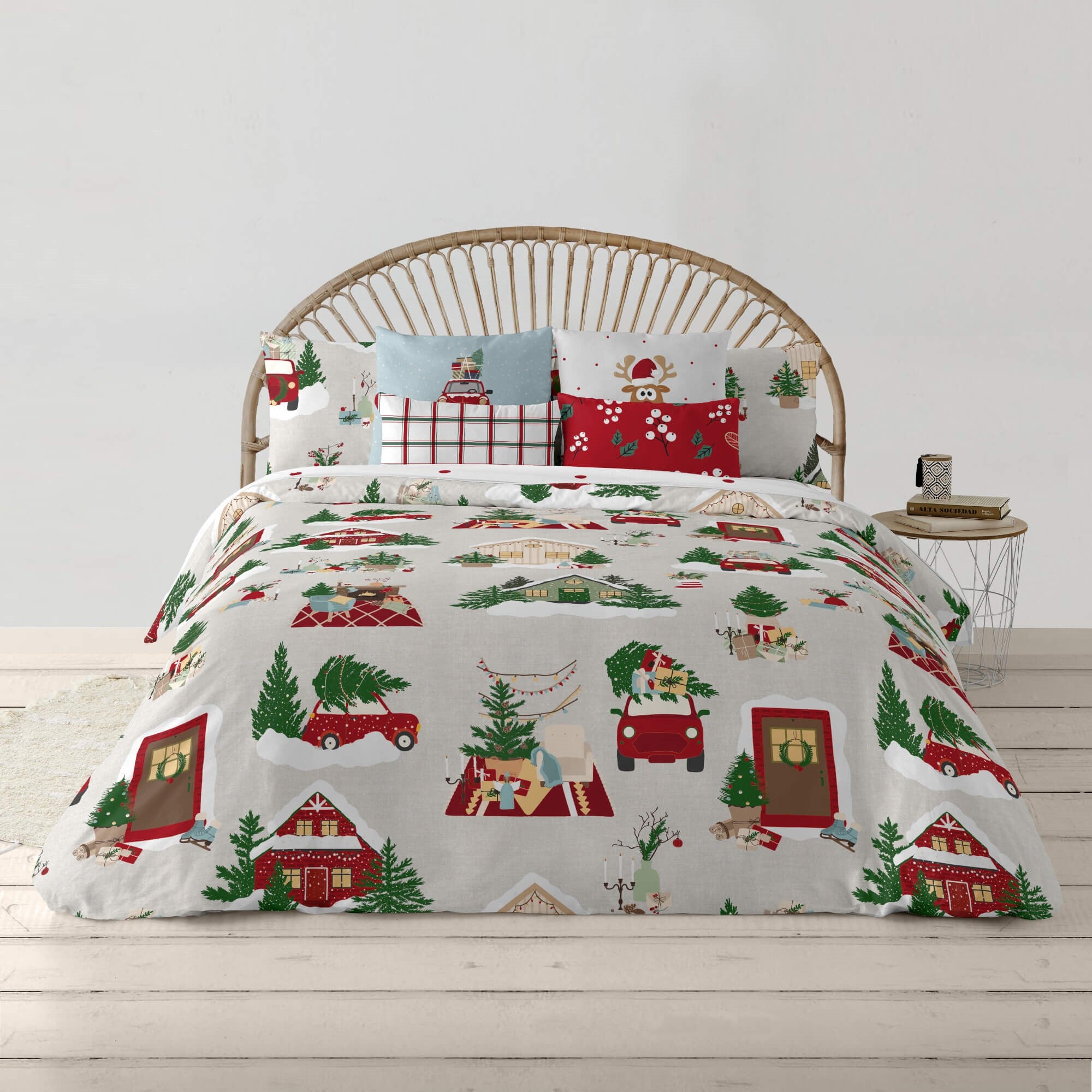 Duvet cover with clicks 100% cotton Laponia 7