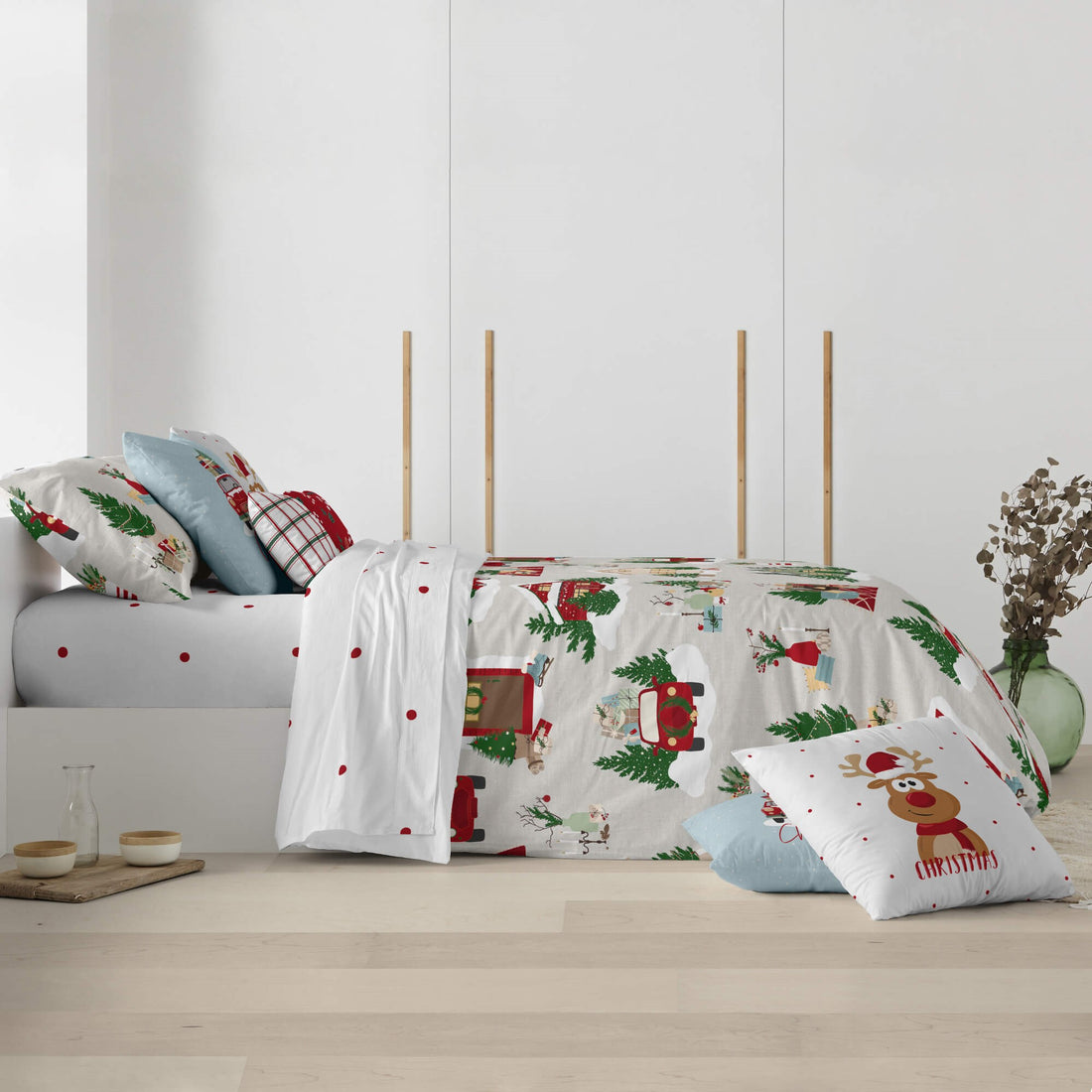 Duvet cover with clicks 100% cotton Laponia 7