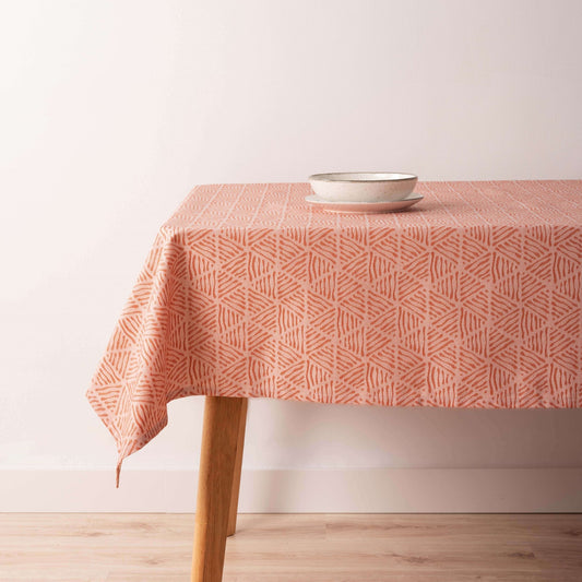 Bacoli 31990C Caldera jacquard stain-resistant tablecloth