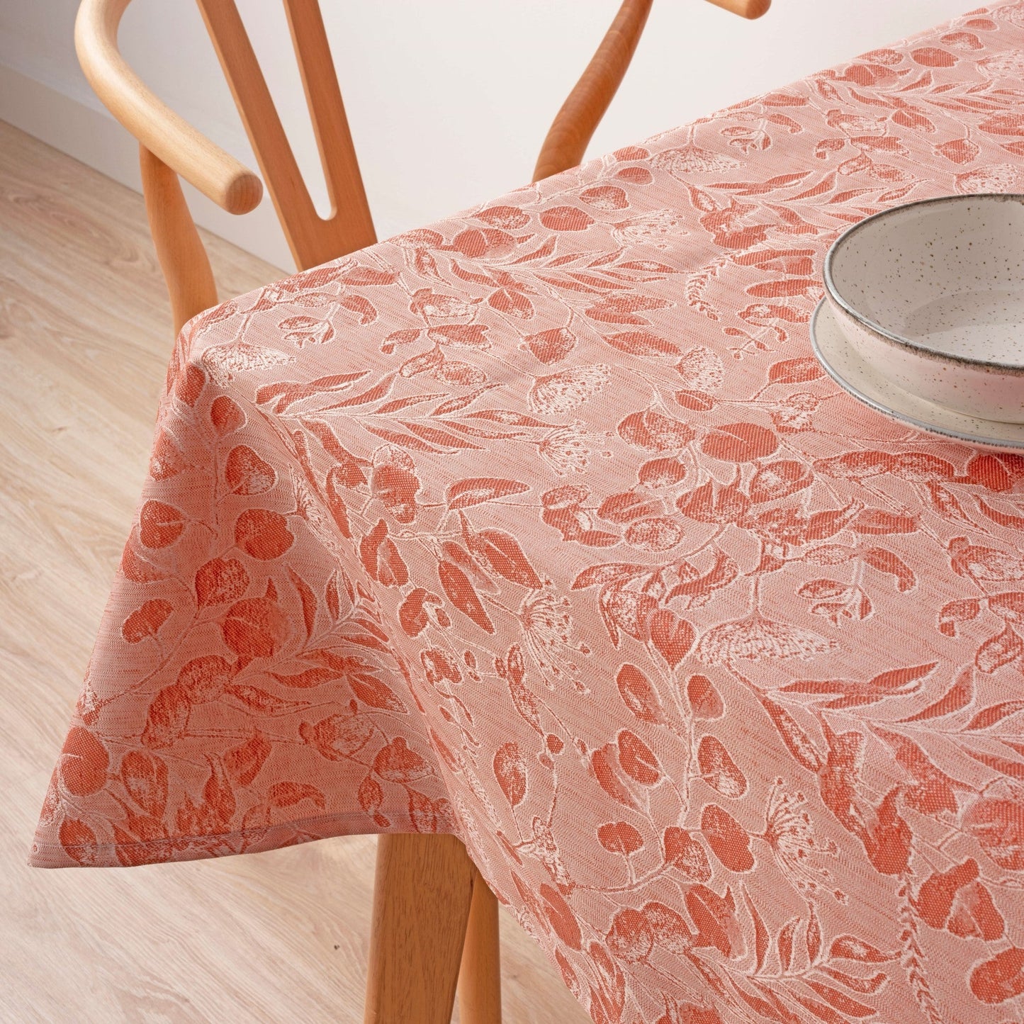 Bacoli 32010D2 Caldera jacquard stain-resistant tablecloth