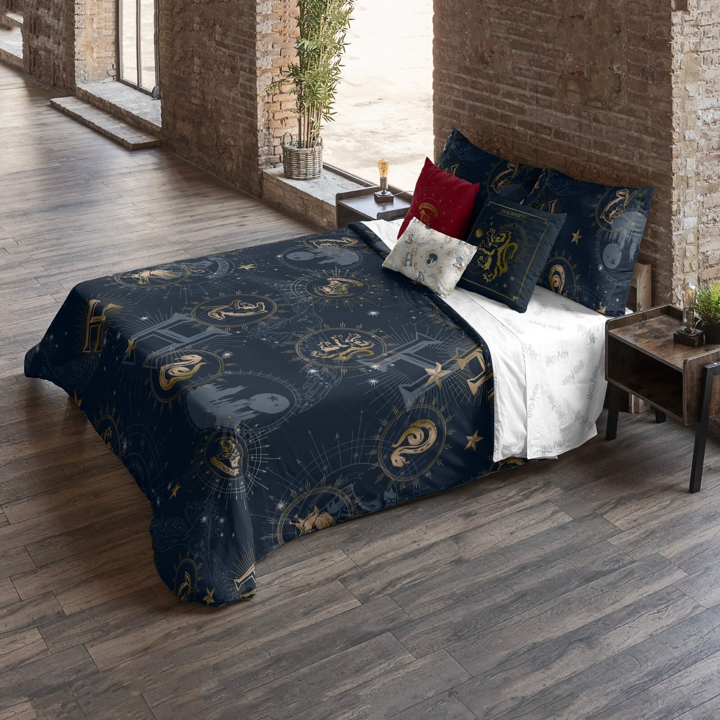 Housse de couette en microsatin Hpotter Gold