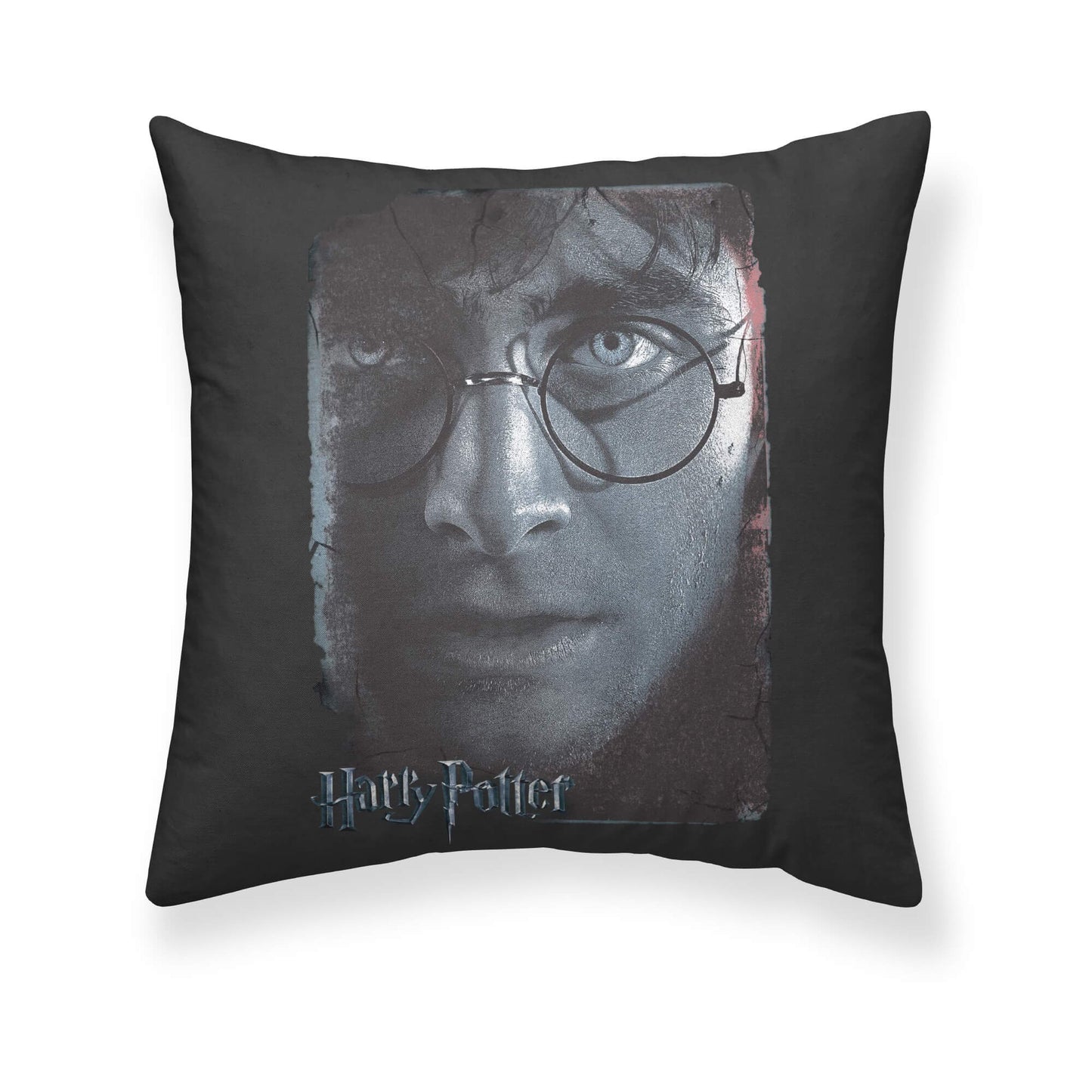Funda de almohada microsatén Harry Potter Grey A 65x65