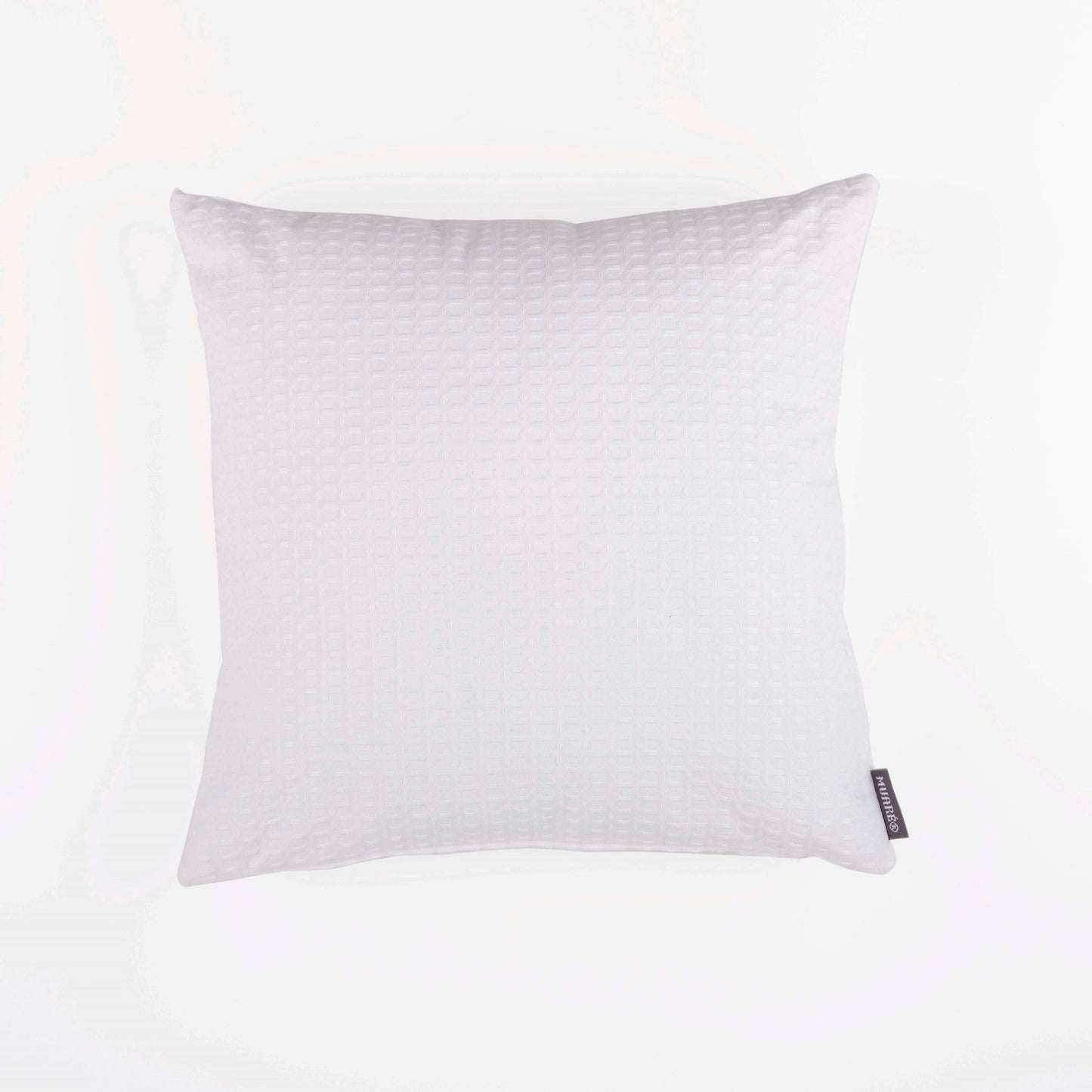 Housse de coussin Gaufre Blanche 50x50 cm