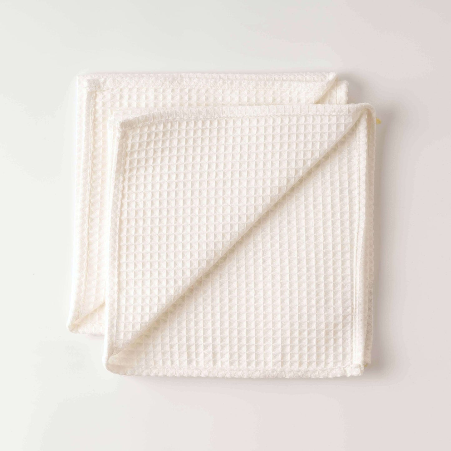 Pack de 2 serviettes Gaufre Naturel 45x45 cm