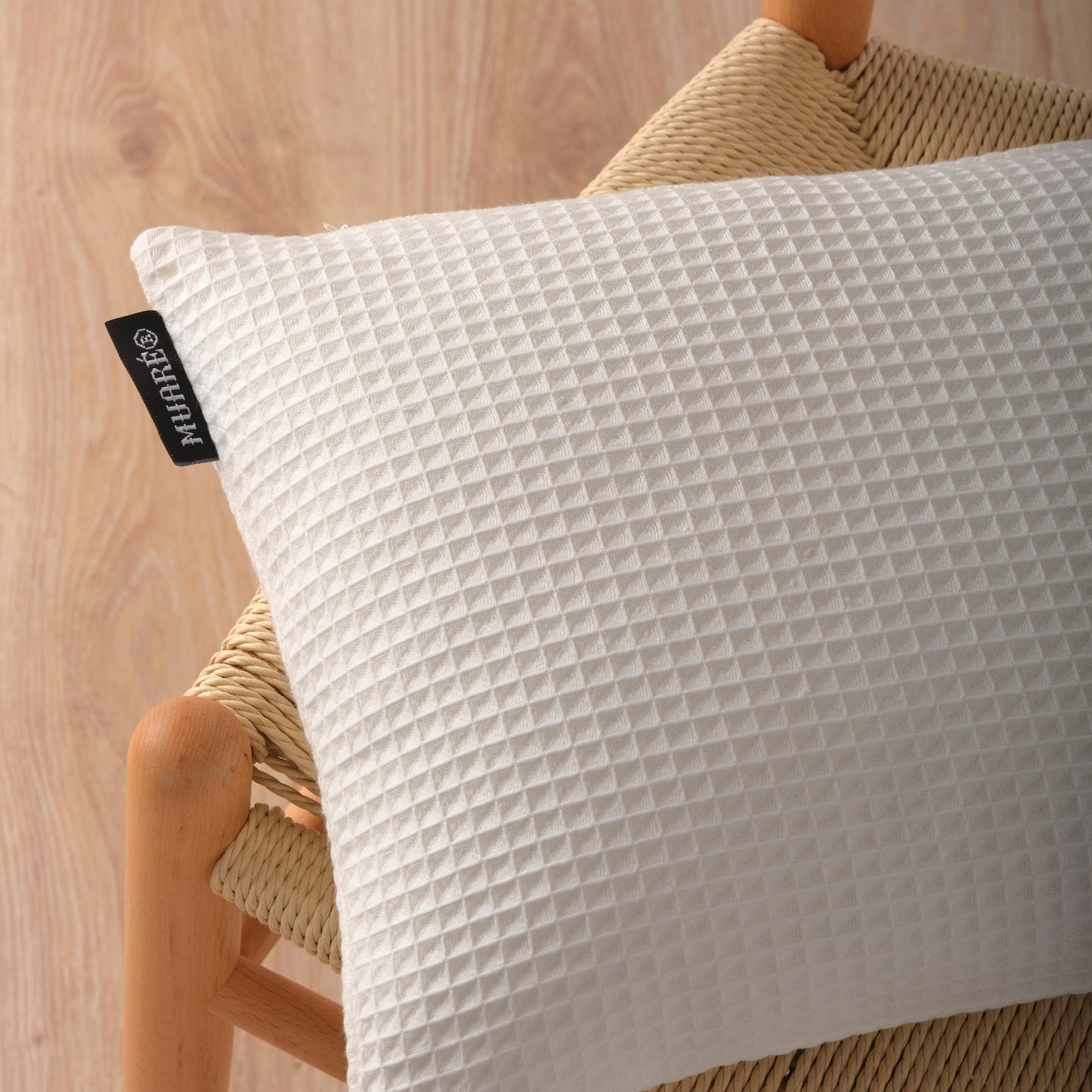 Natural Waffle cushion cover 30x50 cm