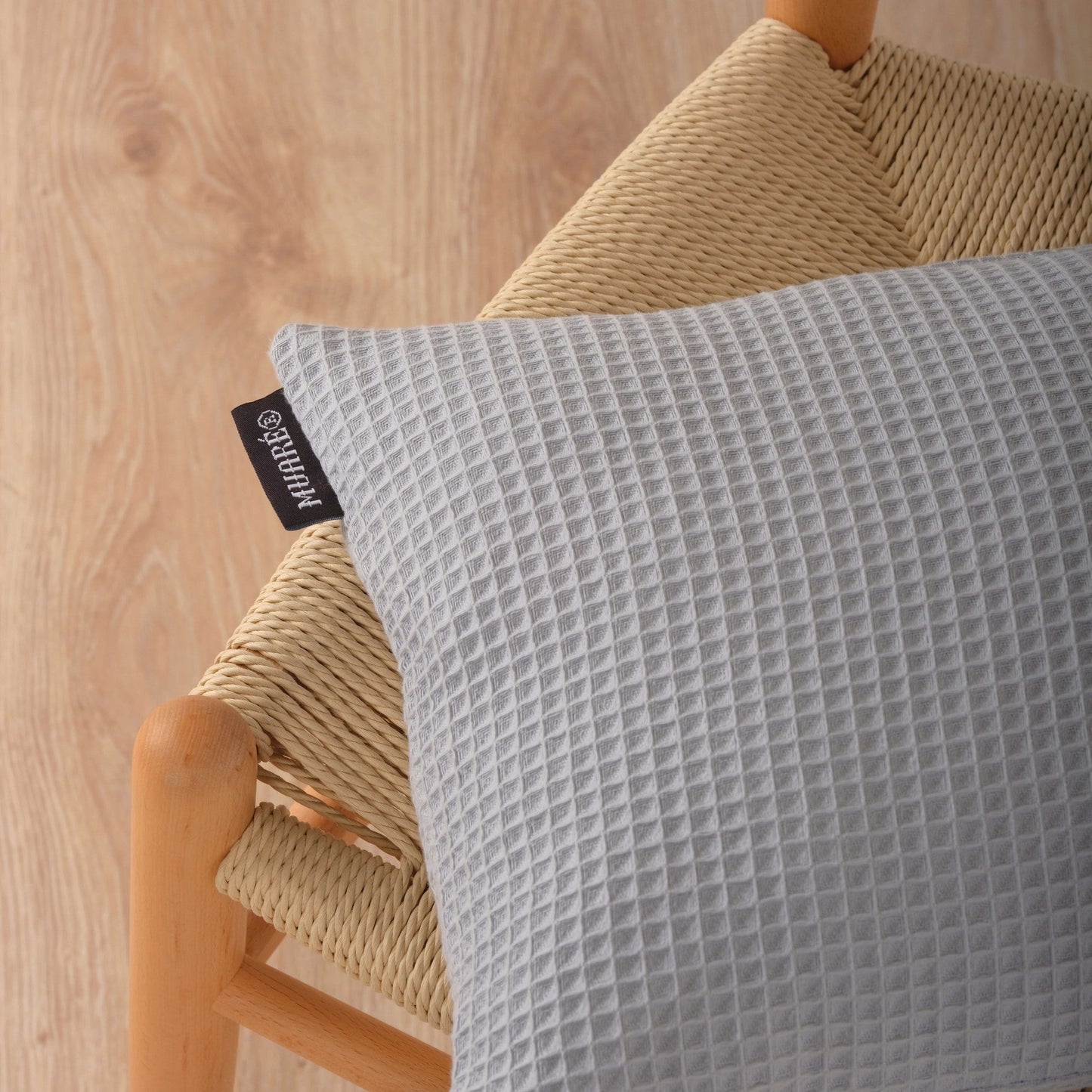 Waffle Ultimate Gray cushion cover 30x50 cm