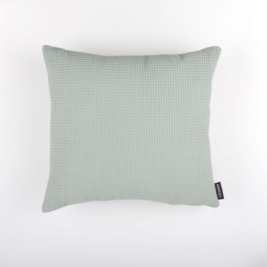 Water Green Waffle Cushion Cover 50x50 cm