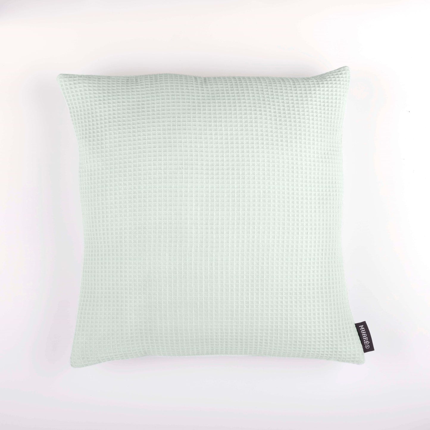 Housse de coussin Gaufre Menthe 50x50 cm