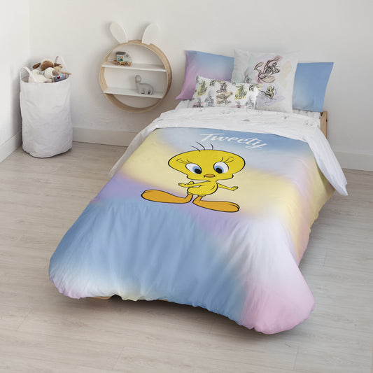 Duvet cover with buttons 100% cotton Sweet Tweety