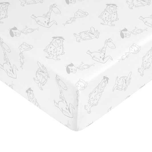 Fitted sheet The Flintstones 100% cotton
