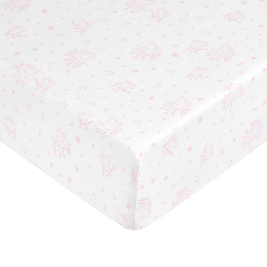 Peppa Pig fitted sheet 100% cotton