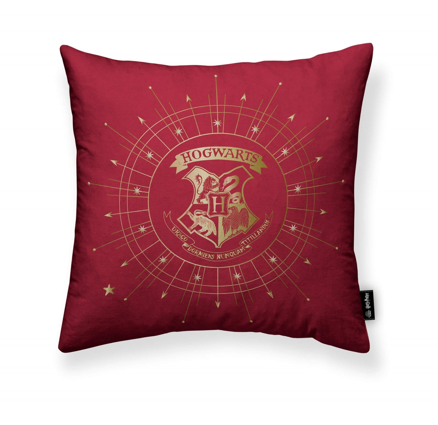 Housse de coussin 100% coton 45x45cm Harry Potter Or A