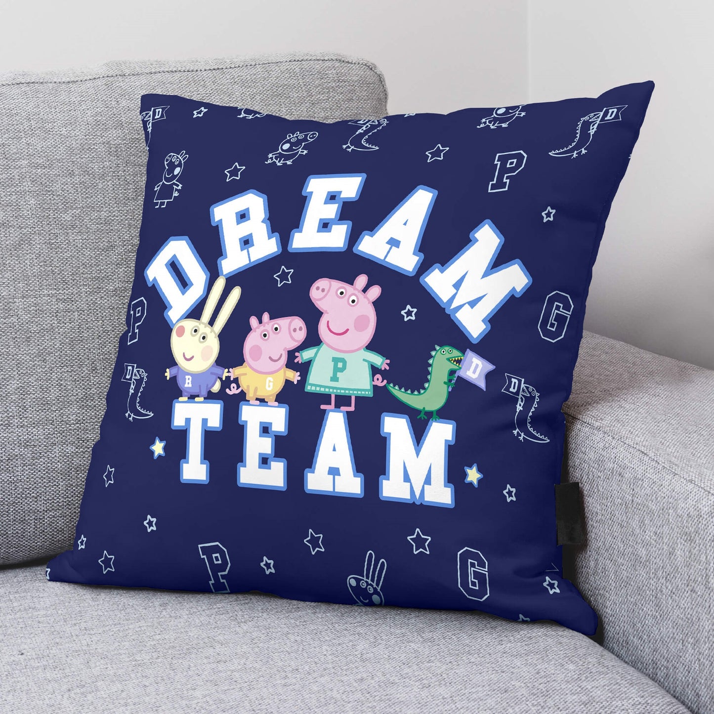 Housse de coussin 100% coton 45x45cm Dream Team A