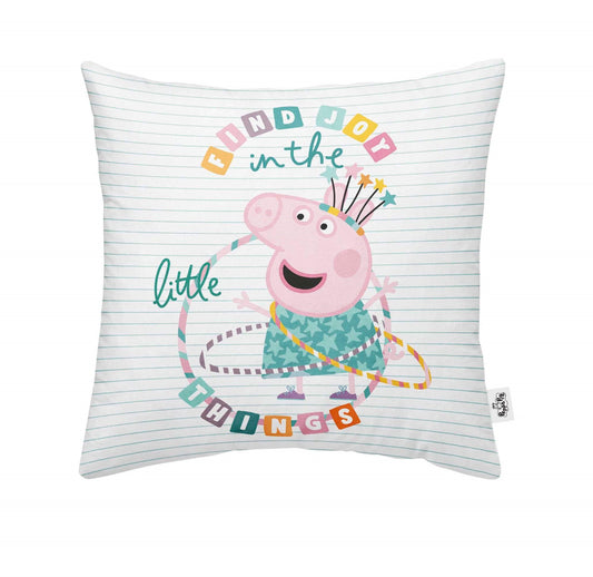 Housse de coussin 100% coton 45x45cm Find Joy B